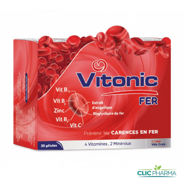 VITONIC FER (30 GELULES)