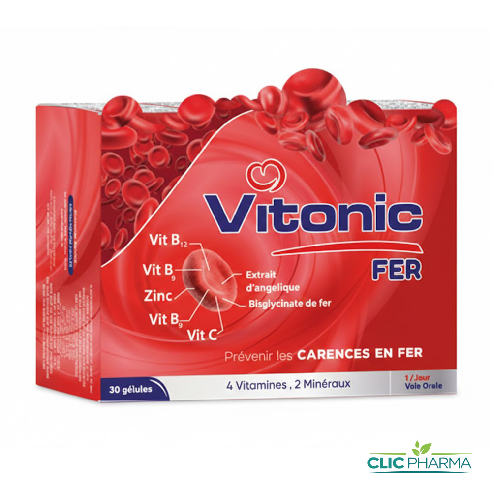 VITONIC FER B 30 Gélules