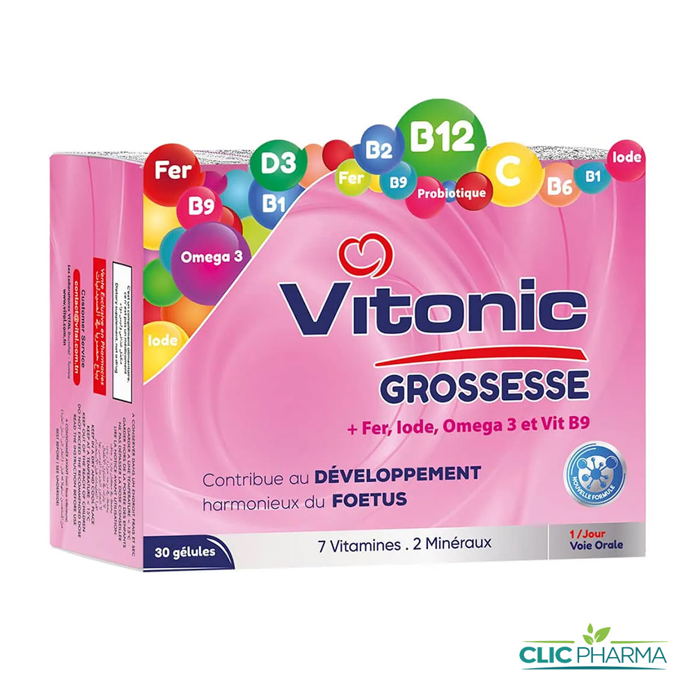 VITONIC GROSSESSE B 30 gélules