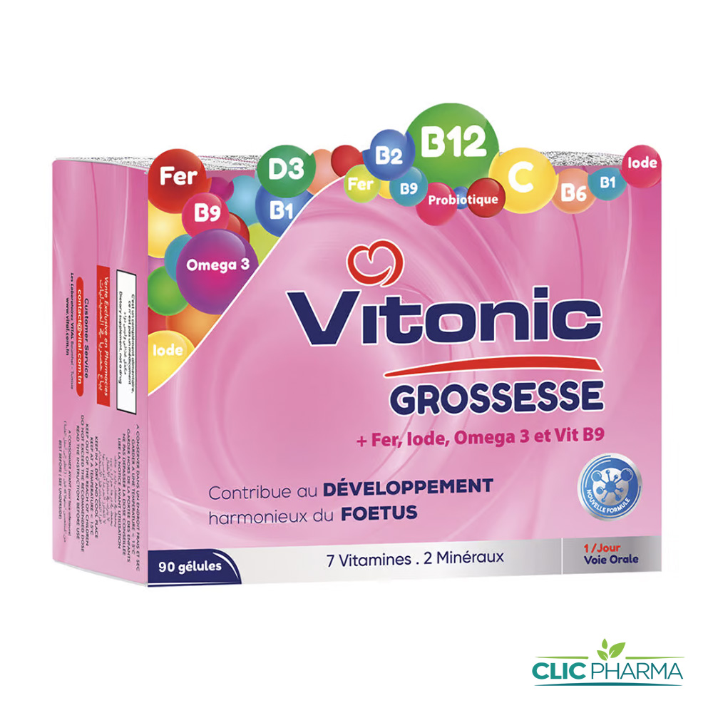 VITONIC GROSSESSE GELULES B90