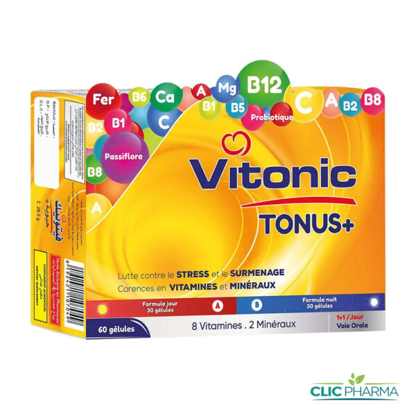 VITONIC TONUS+ JOUR ET NUIT (60 GELULES)
