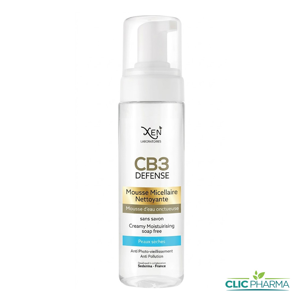 XEN CB3 DEFENSE MOUSSE MICELLAIRE NETT P SECHES 200ML