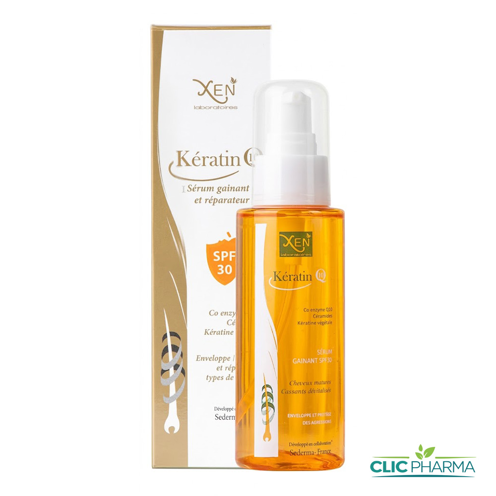 XEN KERATIN Q10 SERUM GAINANT SPF30 60GR + 40GR GRAT