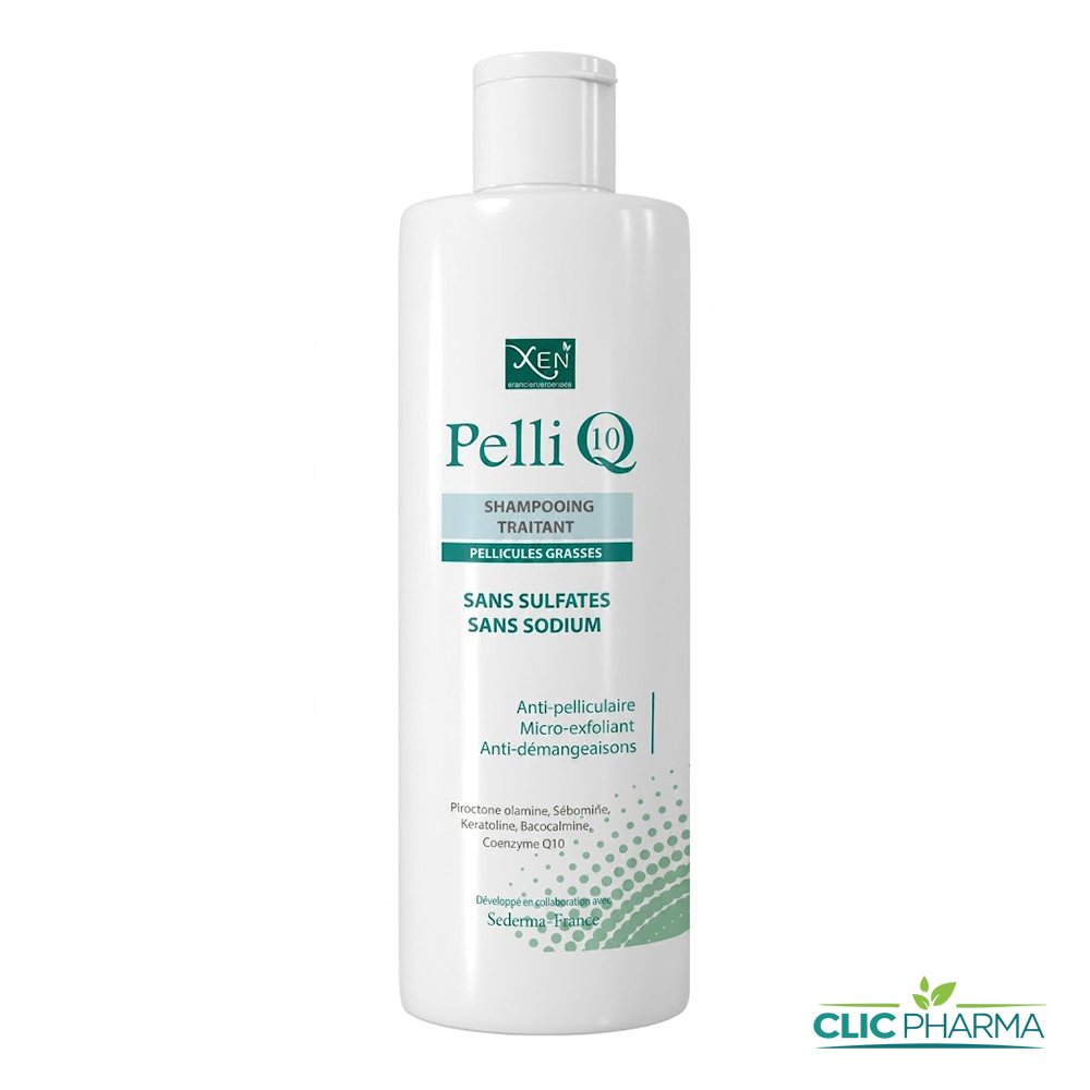 XEN PELLI Q10 SHAMP ANTI-PELL CHVX GRAS 200ML