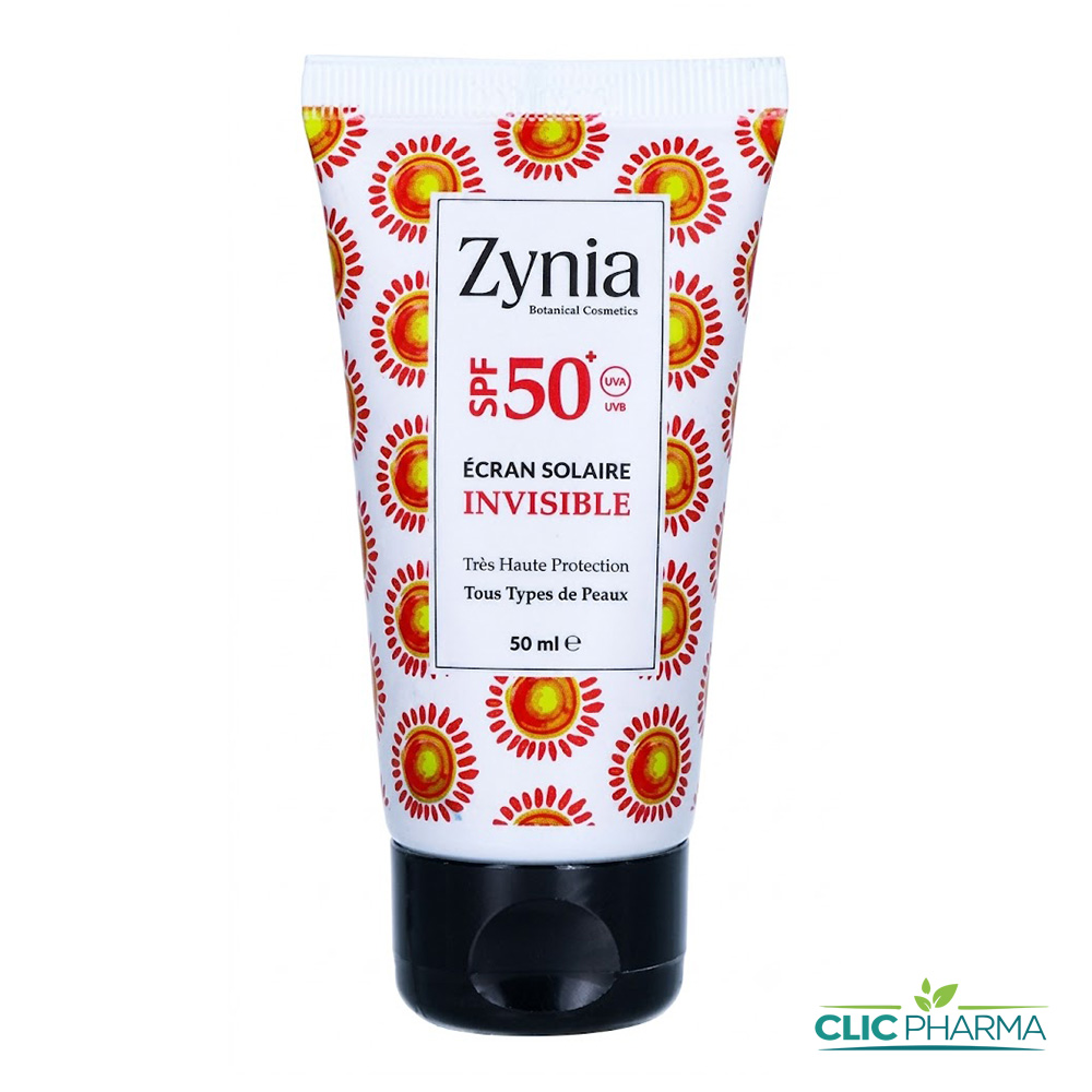 ZYNIA ECRAN SOLAIRE INVISIBLE 50+SPF 50ML