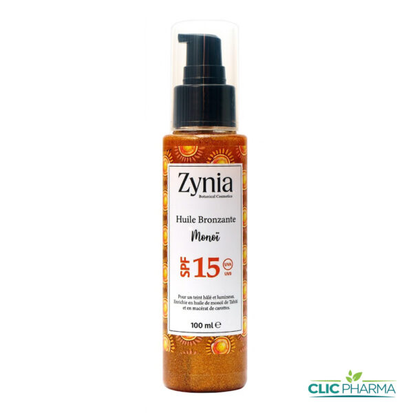 ZYNIA HUILE BRONZANTE MONOI SPF15 100ML