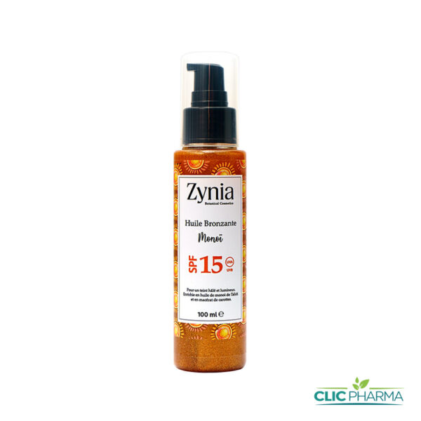 ZYNIA HUILE BRONZANTE MONOI SPF15 100ML