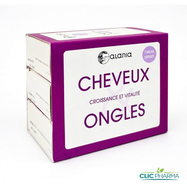 ALANIA PACK CHEVEUX ET ONGLES (2 BOITES X 30 GELULES +1 BOITE OFFERTE)