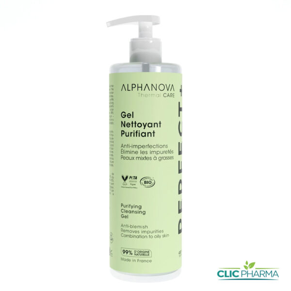 ALPHANOVA GEL NETTOYANT PURIFIANT 400ML