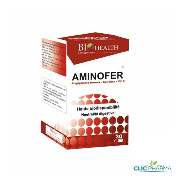 BIOHEALTH AMINOFER (30 GELULES)
