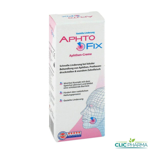 APHTOFIX CREME POUR LES APHTES BUCCAUX 10GR