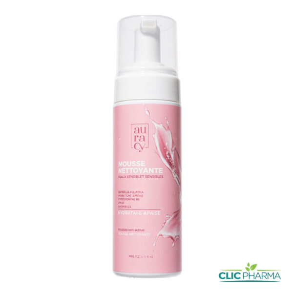 AURACY MOUSSE NETTOYANTE PEAUX SECHES 150ML