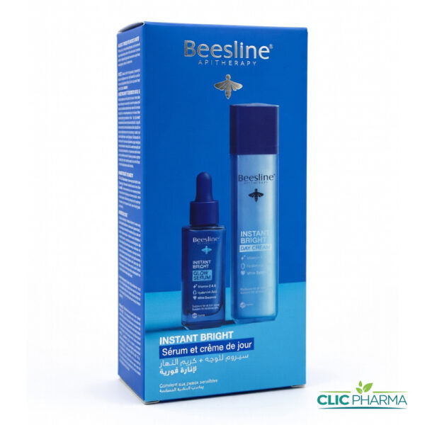 BEESLINE COFFRET INSTANT BRIGHT(CREME JOUR + GLOW SERUM)