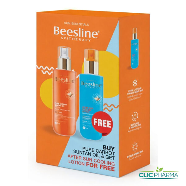 BEESLINE COFFRET SUNTAN OIL PURE CARROT + AFTER SUN LOTION (GRATUIT)