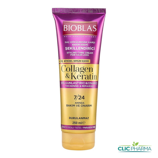BIOBLAS CREME COIFFANTE AU COLLAGENE KERATIN 250ML