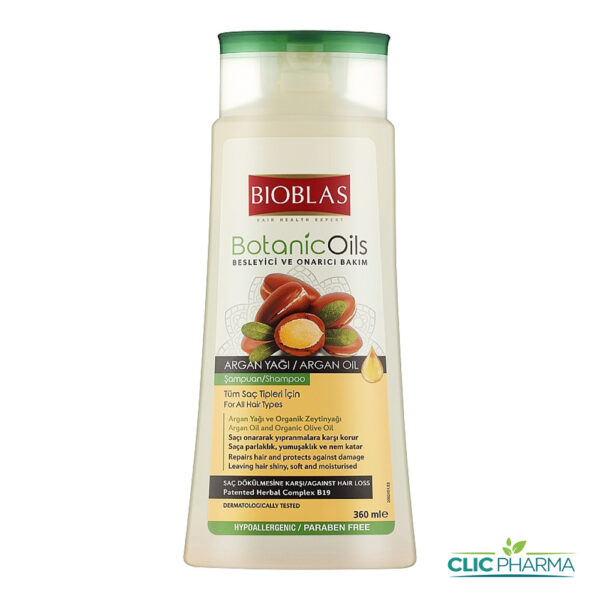 BIOBLAS SHAMPOOING ANTI-CHUTE A L'ARGAN 360ML