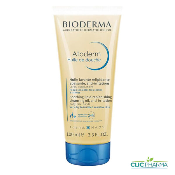 BIODERMA ATODERM HUILE DE DOUCHE LAVANTE RELIPDANTE APAISANTE ANTI-IRRITATION 100ML