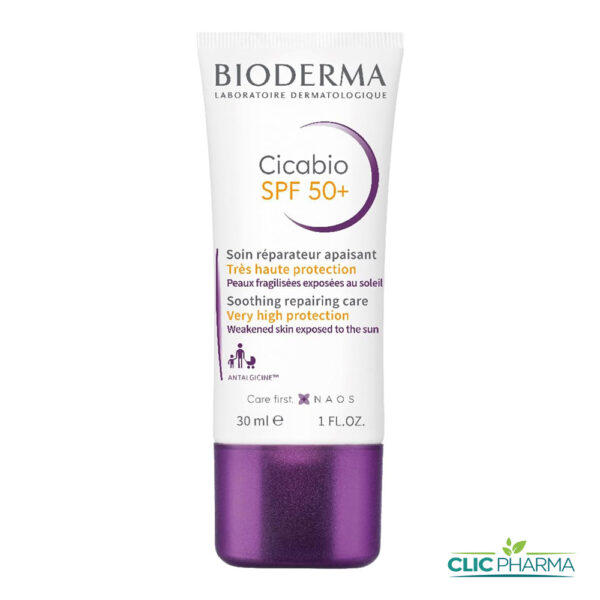 BIODERMA CICABIO SOIN REPARATEUR APAISANT SPF50+ 30ML