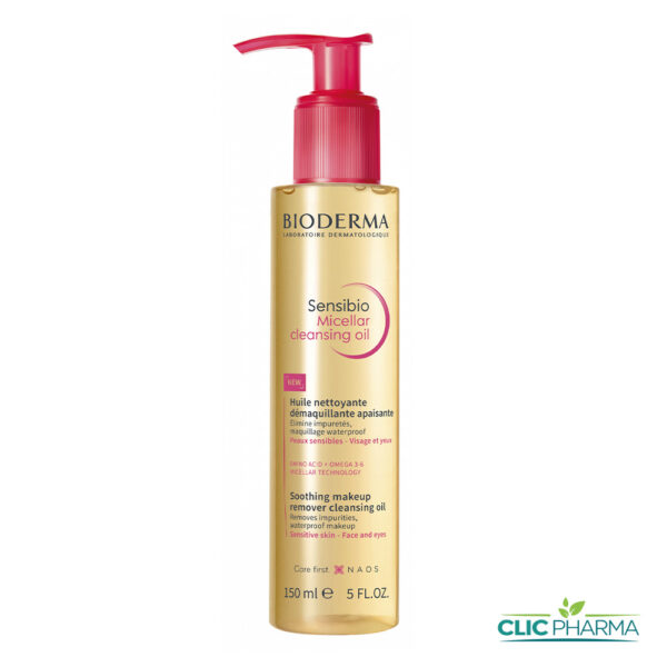 BIODERMA SENSIBIO HUILE MICELLAIRE NETTOYANTE DEMAQUILLANTE APAISANTE 150ML
