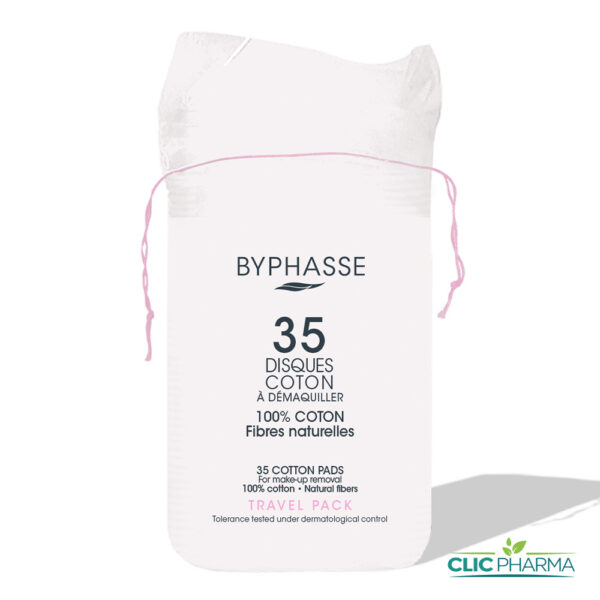 BYPHASSE DISQUES COTON DEMAQUILLANTS (35 DISQUES)