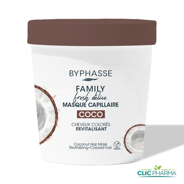 BYPHASSE FRESH FAMILY MASQUE COCO CHEVEUX COLORES 250ML