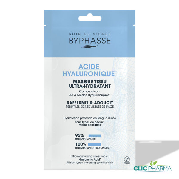 BYPHASSE MASQUE ULTRA-HYDRATANT A L'ACIDE HYALURONIQUE 18ML