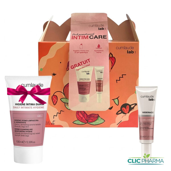 CUMLAUDE PACK VIDERAGE CREME-GEL VAGINALE 30ML + DAILY 100ML GRATUIT