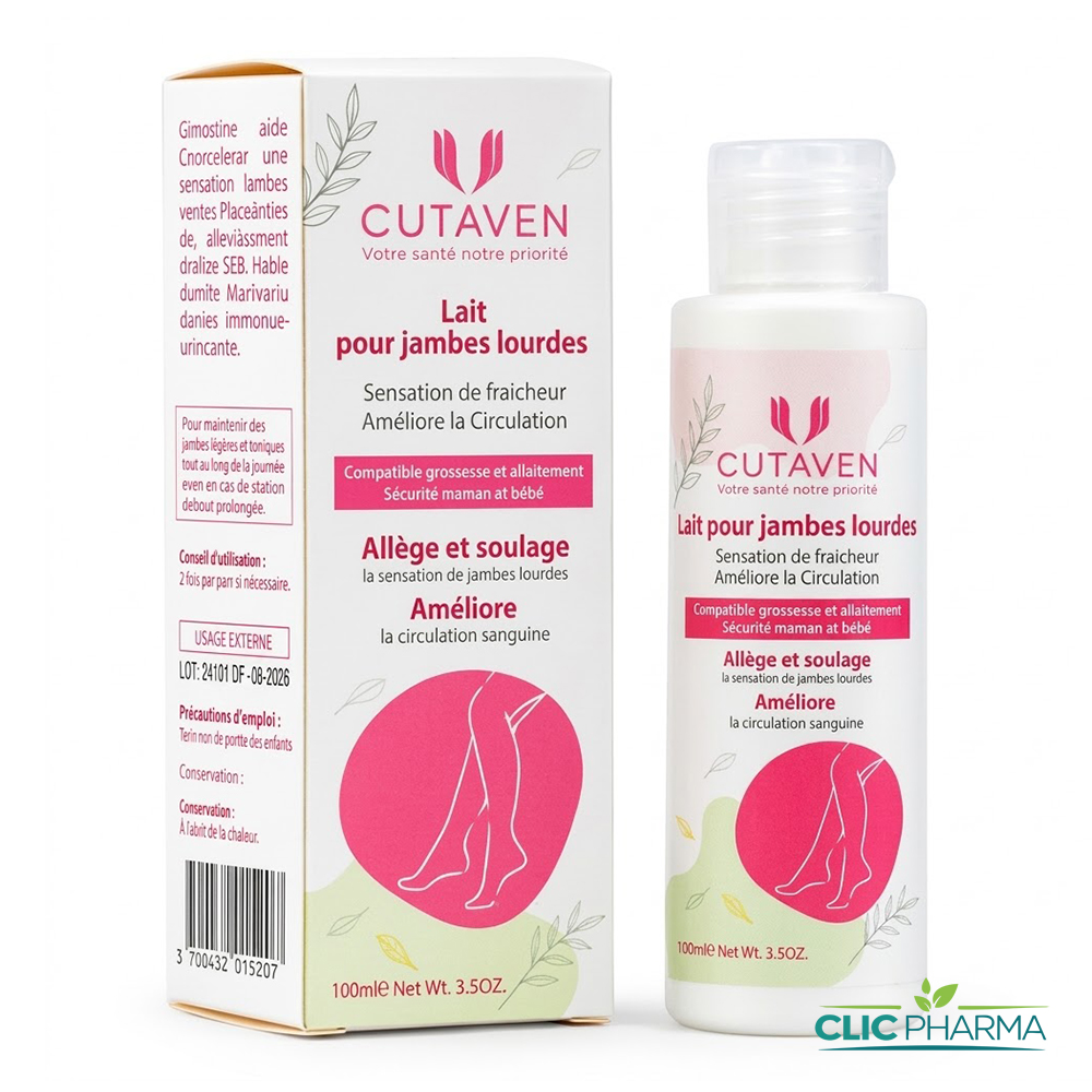 CUTAVEN LAIT JAMBES LOURDES 100ML