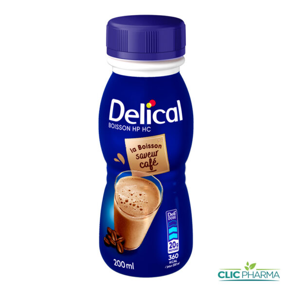 DELICAL BOISSON LACTEE HP HC SAVEUR CAFE 200ML