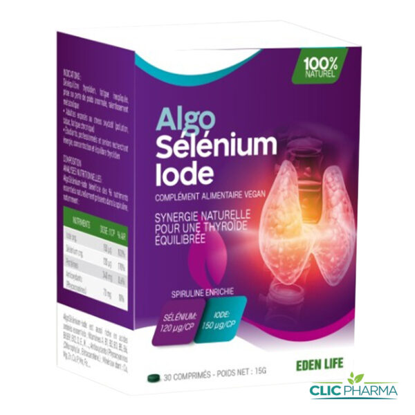 EDEN LIFE ALGOSELENIUM IODE (30 COMPRIMES)