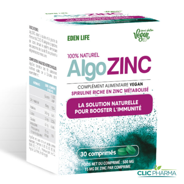 EDEN LIFE ALGOZINC (30 COMPRIMES)