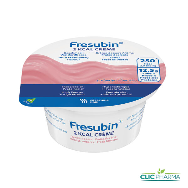 FRESUBIN 2KCAL CREME DESSERT SAVEUR FRAISE DES BOIS 125gr