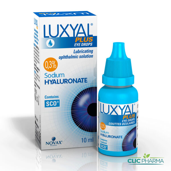 LUXYAL PLUS GOUTTES OCULAIRES 10ML