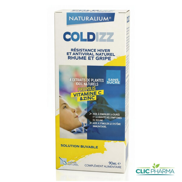 NATURALIUM COLDIZZ SIROP SANS SUCRE 90ML