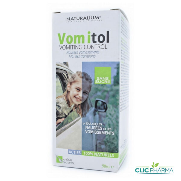 NATURALIUM VOMITOL KIDS SIROP SANS SUCRE 90ML
