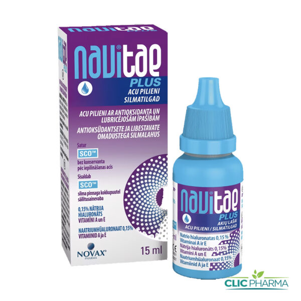 NAVITAE PLUS GOUTTES OCULAIRES VITAMINE A+E 15ML