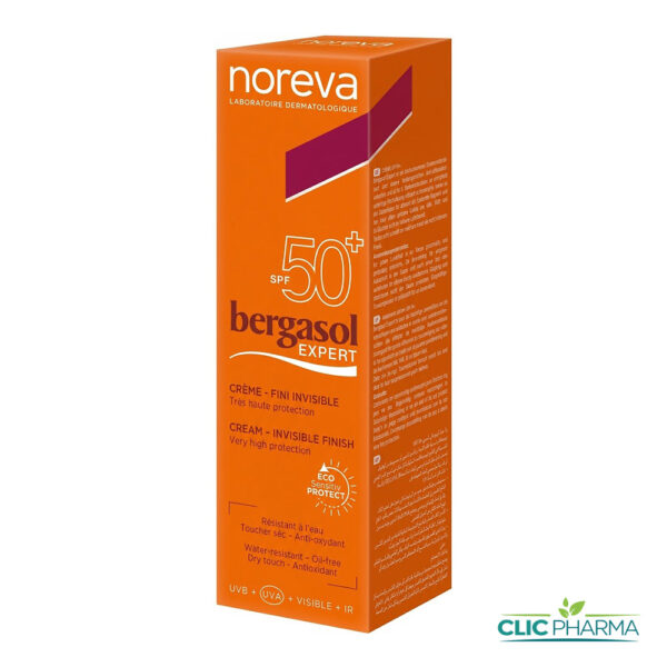 NOREVA BERGASOL CREME FINI INVISIBLE SPF50+ 50ML