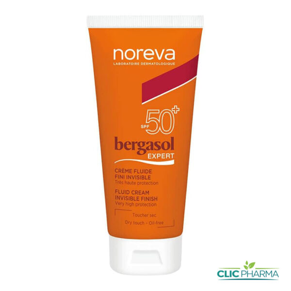 NOREVA BERGASOL CREME FLUIDE INVISIBLE SPF50+ 50ML