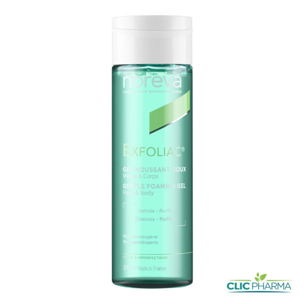 NOREVA EXFOLIAC GEL MOUSSANT DOUX 200ML