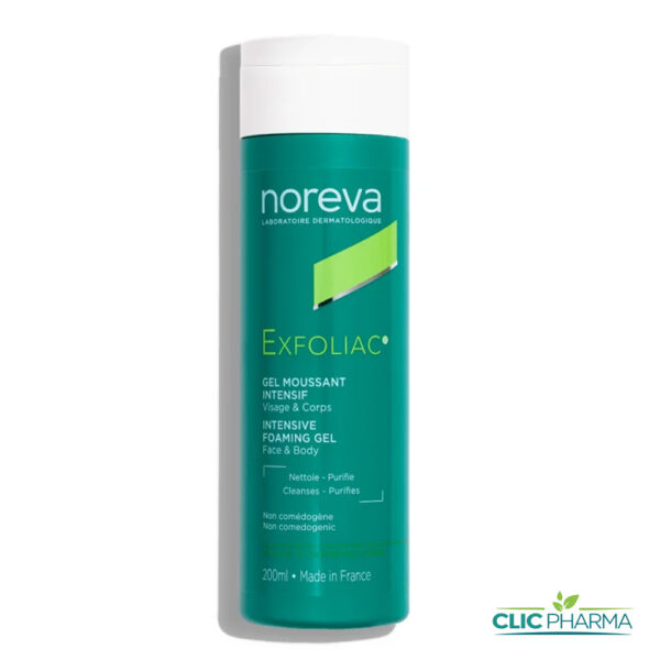 NOREVA EXFOLIAC GEL MOUSSANT INTENSIF 200 ML