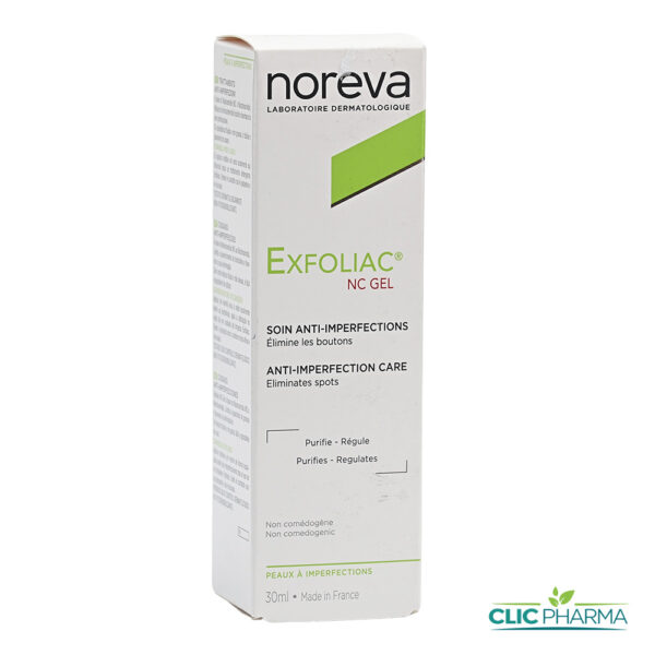 NOREVA EXFOLIAC NC GEL SOIN ANTI-IMPERFECTIONS 30ML