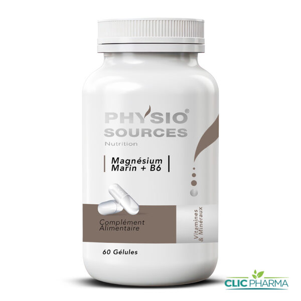PHYSIO SOURCE MAGNESIUM MARIN + B6 (60 GELULES)