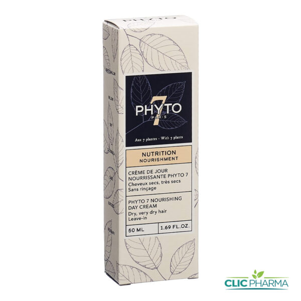 PHYTO 7 NUTRITION CREME DE JOUR CHEVEUX SECS 50ML