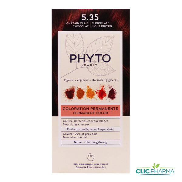 PHYTO COLOR COLORATION PERMANENTE CHATAIN CLAIR CHOCOLAT (REF: 5.35)