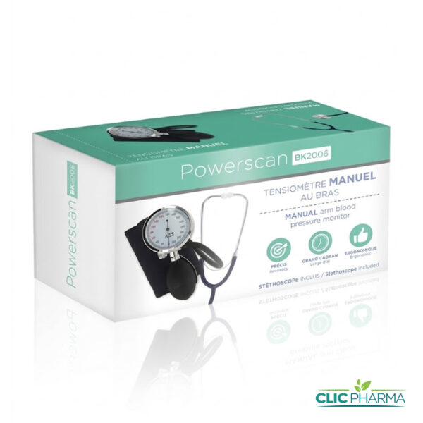 POWERSCAN TENSIOMETRE MANUEL + STETHOSCOPE (REF: BK2006)