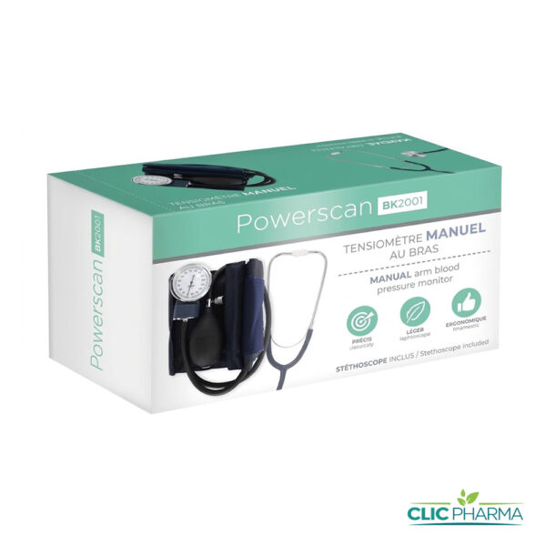 POWERSCAN TENSIOMETRE MANUEL + STETHOSCOPE (REF: BK2001)
