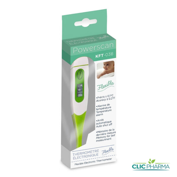 POWERSCAN THERMOMETRE ELECTRIQUE FLEXIBLE JUNIOR (REF: KFT-038)