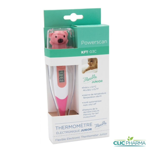 POWERSCAN THERMOMÉTRE ELECTRIQUE FLÉXIBLE JUNIOR (REF: KFT-03C)