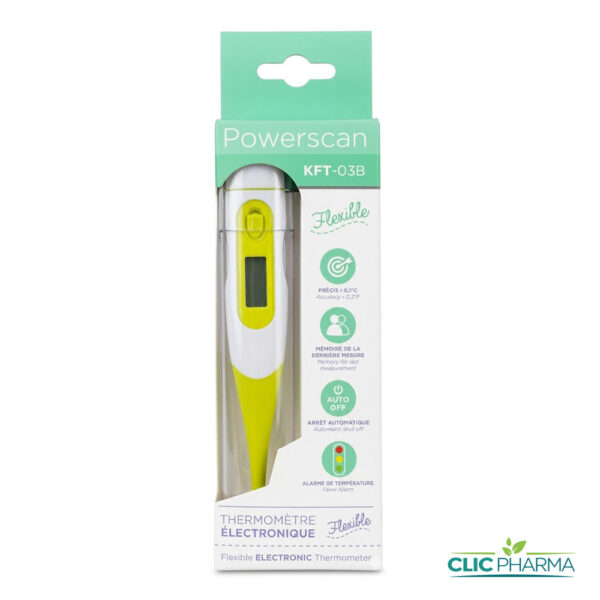 POWERSCAN THERMOMETRE ELECTRIQUE FLEXIBLE (REF: KFT-03B)