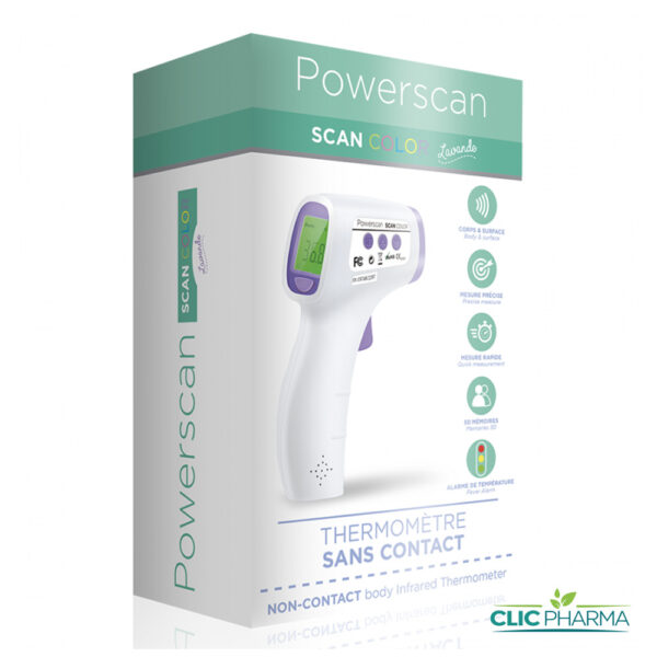 POWERSCAN THERMOMETRE SANS CONTACT PISTOLET SCANCOLOR
